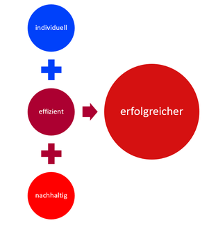 individuell + effizient + nachhaltig = erfolgreicher