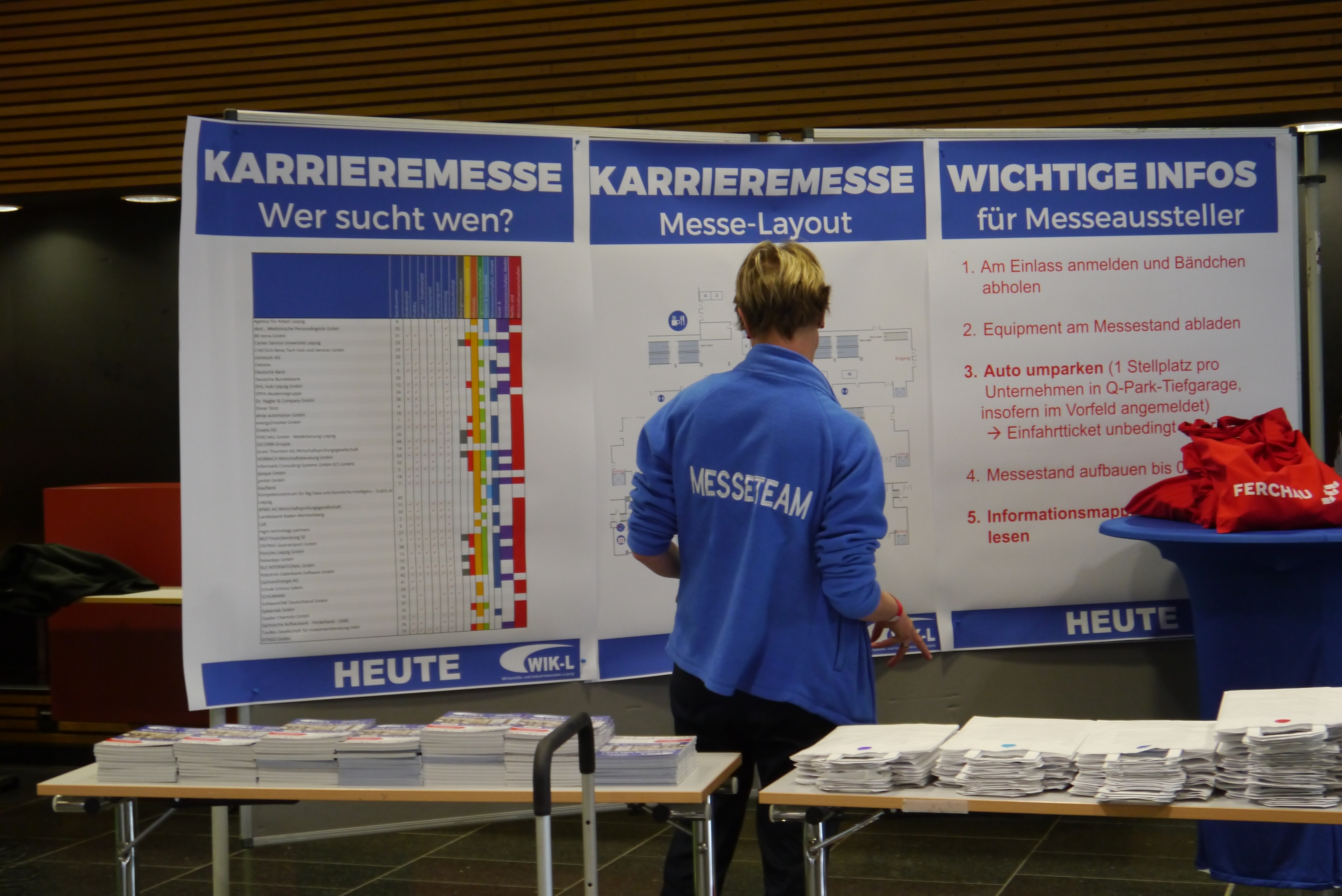 Infostand zur WIK-Leipzig Uni 2023